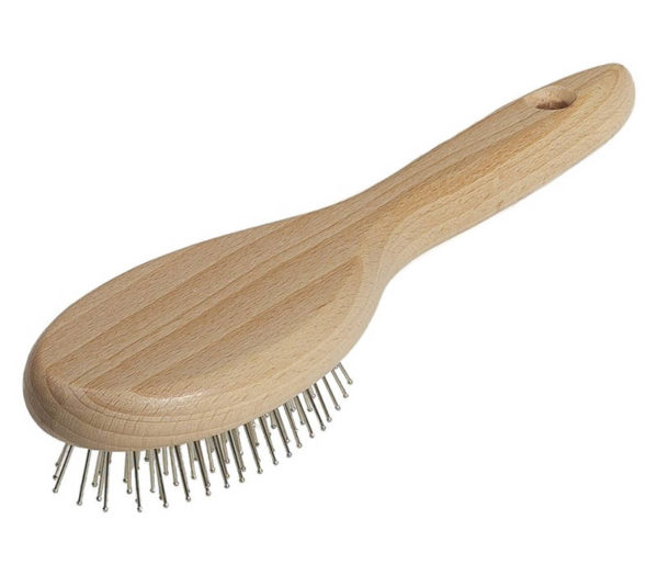 Brosse à crins en bois